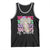 Retro Coquette 100 Days Of School Tank Top for Schoolgirls Teacher