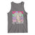 Retro Coquette 100 Days Of School Tank Top for Schoolgirls Teacher