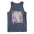 Retro Coquette 100 Days Of School Tank Top for Schoolgirls Teacher