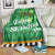 Green Leprechaun Hat Throw Blanket St. Patrick’s Day Outdoor Decor