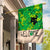 Black Cat Clover Welcome Flag Garden Flag St. Patrick’s Day Garden Banner