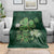 Lucky Shamrock Celtic Art Throw Blanket Happy St. Patrick’s Day