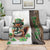 St. Patrick's Day Squirrel Leprechaun Welcome Throw Blanket Lucky Shamrocks Pot of Gold