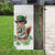 St. Patrick's Day Squirrel Leprechaun Welcome Garden Flag Lucky Shamrocks Pot of Gold