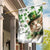 Hello Lucky Cute Cat Leprechaun Garden Flag St Patrick's Day Welcome Cats Lovers