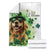 Lucky Golden Retriever Welcome Throw Blanket Happy St Patricks Day