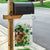 Lucky Golden Retriever Welcome Garden Flag Happy St Patricks Day