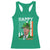 Funny Biden St Patricks Day Racerback Tank Top Happy 4th Of Easter American Irish Flag Shamrock