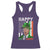 Funny Biden St Patricks Day Racerback Tank Top Happy 4th Of Easter American Irish Flag Shamrock