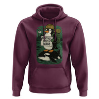 Funny Penguin Resist Hoodie No Tarriffs Activism Graphic