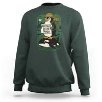 Funny Penguin Resist Sweatshirt No Tarriffs Activism Graphic