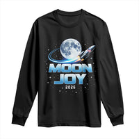 Celestial Moon Joy 2026 Long Sleeve Shirt Rocket Launch '26 Lunar Mission Celebration