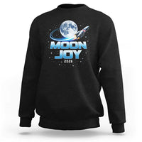 Celestial Moon Joy 2026 Sweatshirt Rocket Launch '26 Lunar Mission Celebration