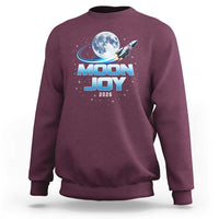 Celestial Moon Joy 2026 Sweatshirt Rocket Launch '26 Lunar Mission Celebration