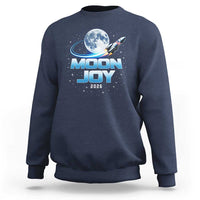 Celestial Moon Joy 2026 Sweatshirt Rocket Launch '26 Lunar Mission Celebration