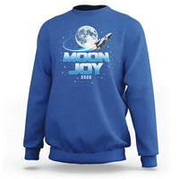 Celestial Moon Joy 2026 Sweatshirt Rocket Launch '26 Lunar Mission Celebration