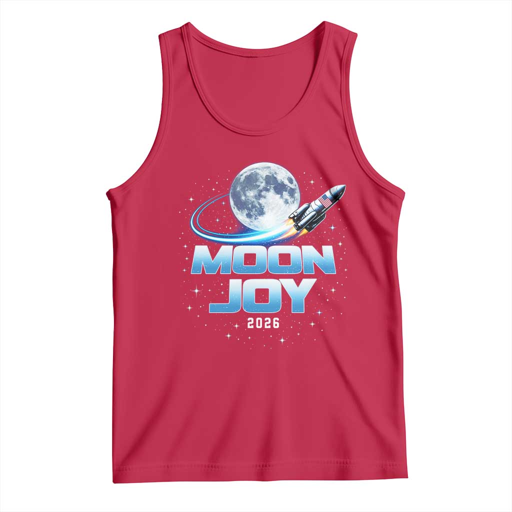 Celestial Moon Joy 2026 Tank Top Rocket Launch '26 Lunar Mission Celebration