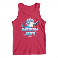 Celestial Moon Joy 2026 Tank Top Rocket Launch '26 Lunar Mission Celebration