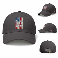 No Man Left Behind Patriotic Baseball Cap Distressed American Flag
