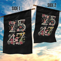 2547 Wildflower Floral Graphic Garden Flag Subtle Coded 25th Amendment Political Satire Aesthetic