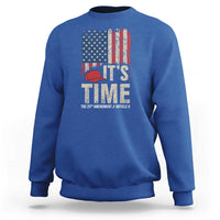 It's Time The 25th Amendment Sweatshirt Article II Red Hat Distressed American Flag Graphic