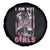 Female Veteran Spare Tire Cover I Am Not Most Girls American Flag Combat Boots And Dog Tags