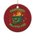 Emotional Dumpster Fire Christmas Ornament Funny Mental Health Retro Groovy - Wonder Print Shop