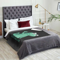 Funny Lizard Lizard Lizard Throw Blanket Cute Gecko Reptile Meme - Wonder Print Shop