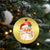 Retro Vintage Christmas Santa Claus Face Xmas Old Fashioned Christmas Ornament - Wonder Print Shop