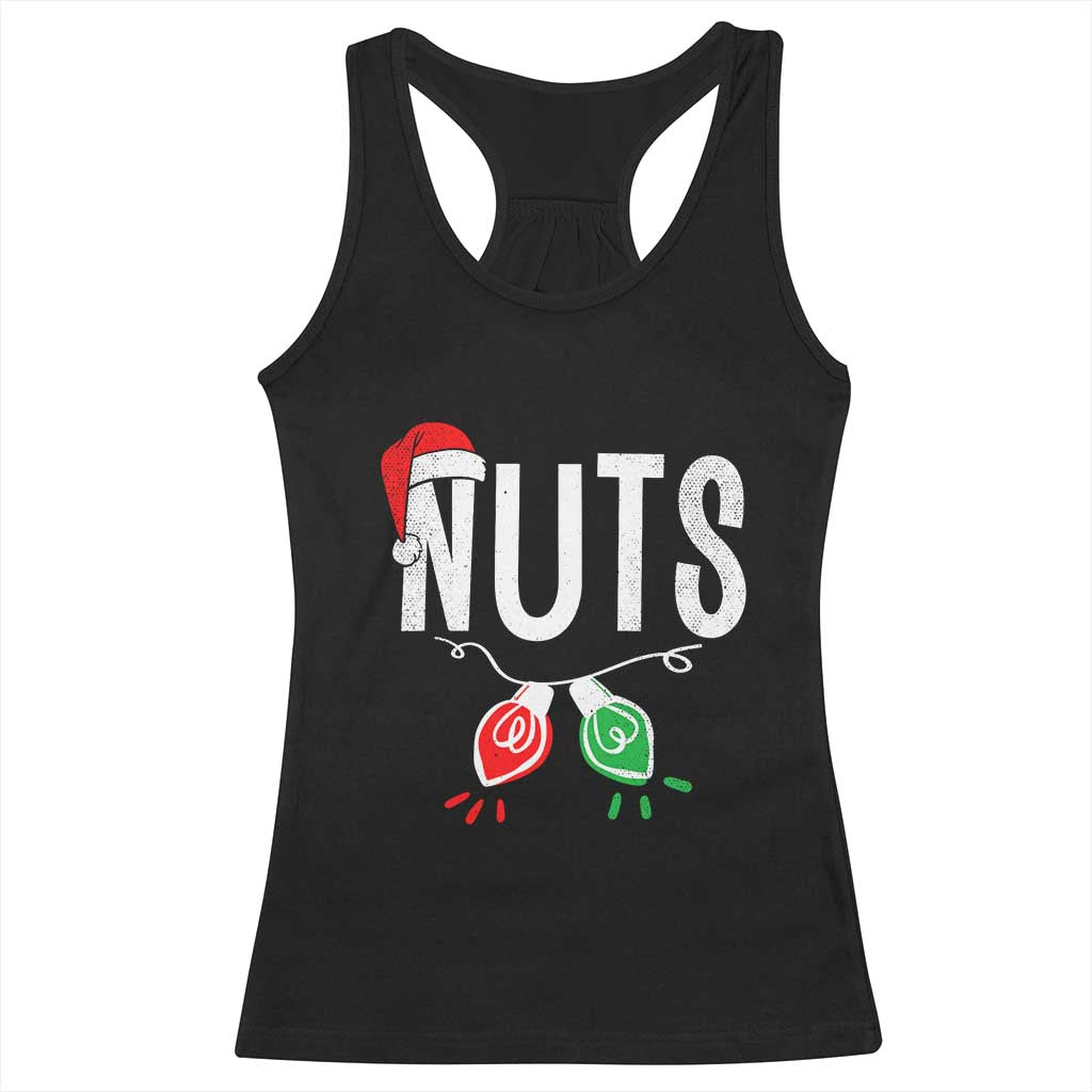 Christmas Matching Couple Racerback Tank Top Chestnuts Xmas Funny Nuts