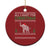 Xmas Elephant Christmas Ornament All I Want for Xmas Is An Elephant Ugly Sweater - Wonder Print Shop