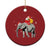 Xmas Santa Riding Elephant Christmas Ornament Xmas Tree Light Funny Festive - Wonder Print Shop