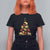 South Africa Elephant Christmas Tree T Shirt For Women Safari Animals Xmas - Wonder Print Shop