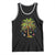 Christmas Palm Tree Tank Top Xmas Lights Tropical Hawaiian Holidays