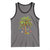 Christmas Palm Tree Tank Top Xmas Lights Tropical Hawaiian Holidays