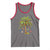 Christmas Palm Tree Tank Top Xmas Lights Tropical Hawaiian Holidays