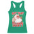 Funny Santa Rizz Christmas Racerback Tank Top Got That Rizzmas Spirit Retro Groovy