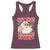 Funny Santa Rizz Christmas Racerback Tank Top Got That Rizzmas Spirit Retro Groovy