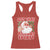 Funny Santa Rizz Christmas Racerback Tank Top Got That Rizzmas Spirit Retro Groovy