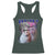 Funny Cat Emotion Meme Racerback Tank Top Huh Silly Sarcasm