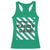 Funny Christmas Costume Racerback Tank Top Pretend I'm A Candy Cane