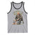 Funny Black Cat Tank Top Bruh Retro Cat Meme Graphic