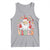 Retro Santa Christmas Tank Top Groovy Cute Santa Claus Christmas Vibes Xmas