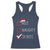 Nice Naughty Skibidi Racerback Tank Top Funny Christmas Santa List