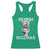 Funny Santa Rizz Christmas Racerback Tank Top Skibiti Toilet Rizzmas