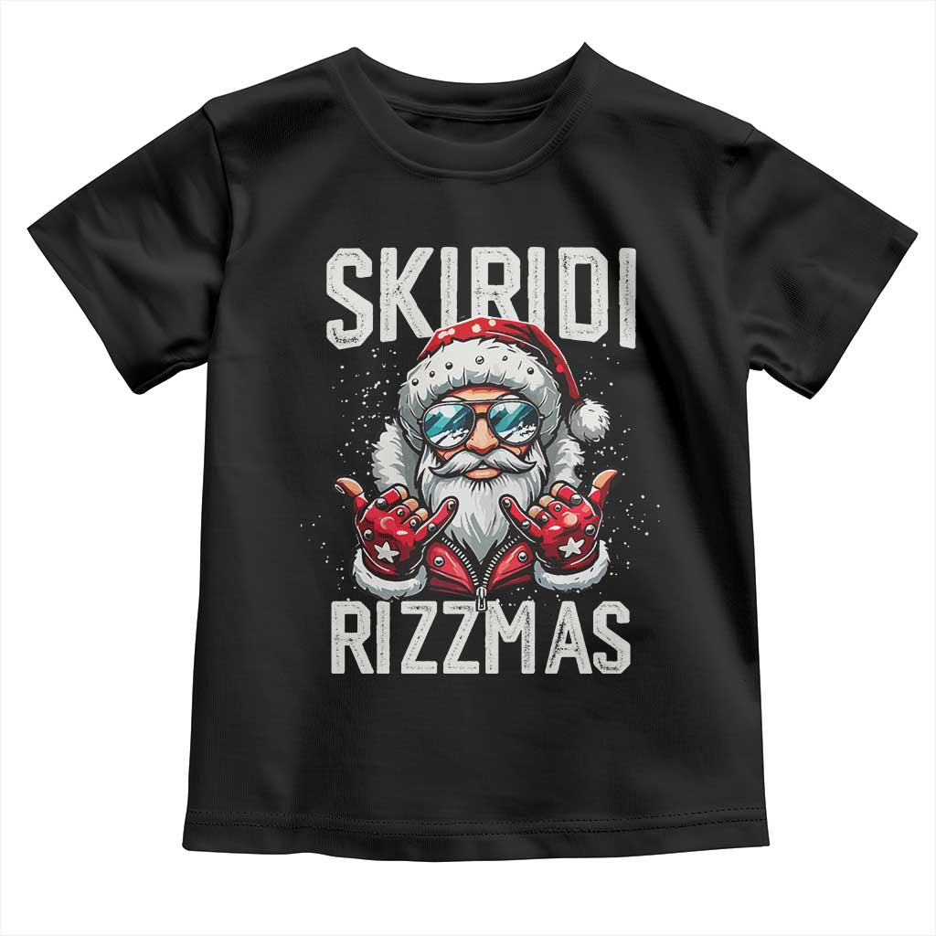 Christmas Bruh Toddler T Shirt Green Xmas Santa Hat Festive Vibe