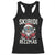 Funny Santa Rizz Christmas Racerback Tank Top Skibidi Rizzmas Gen Alpha Slang Cool Santa