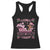 Groovy Pink Christmas Gingerbrad Racerback Tank Top Sleigh Girl Sleigh Festive Xmas Holiday Girls