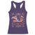 Groovy Pink Christmas Gingerbrad Racerback Tank Top Sleigh Girl Sleigh Festive Xmas Holiday Girls