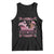 Groovy Pink Christmas Gingerbrad Tank Top Sleigh Girl Sleigh Festive Xmas Holiday Girls